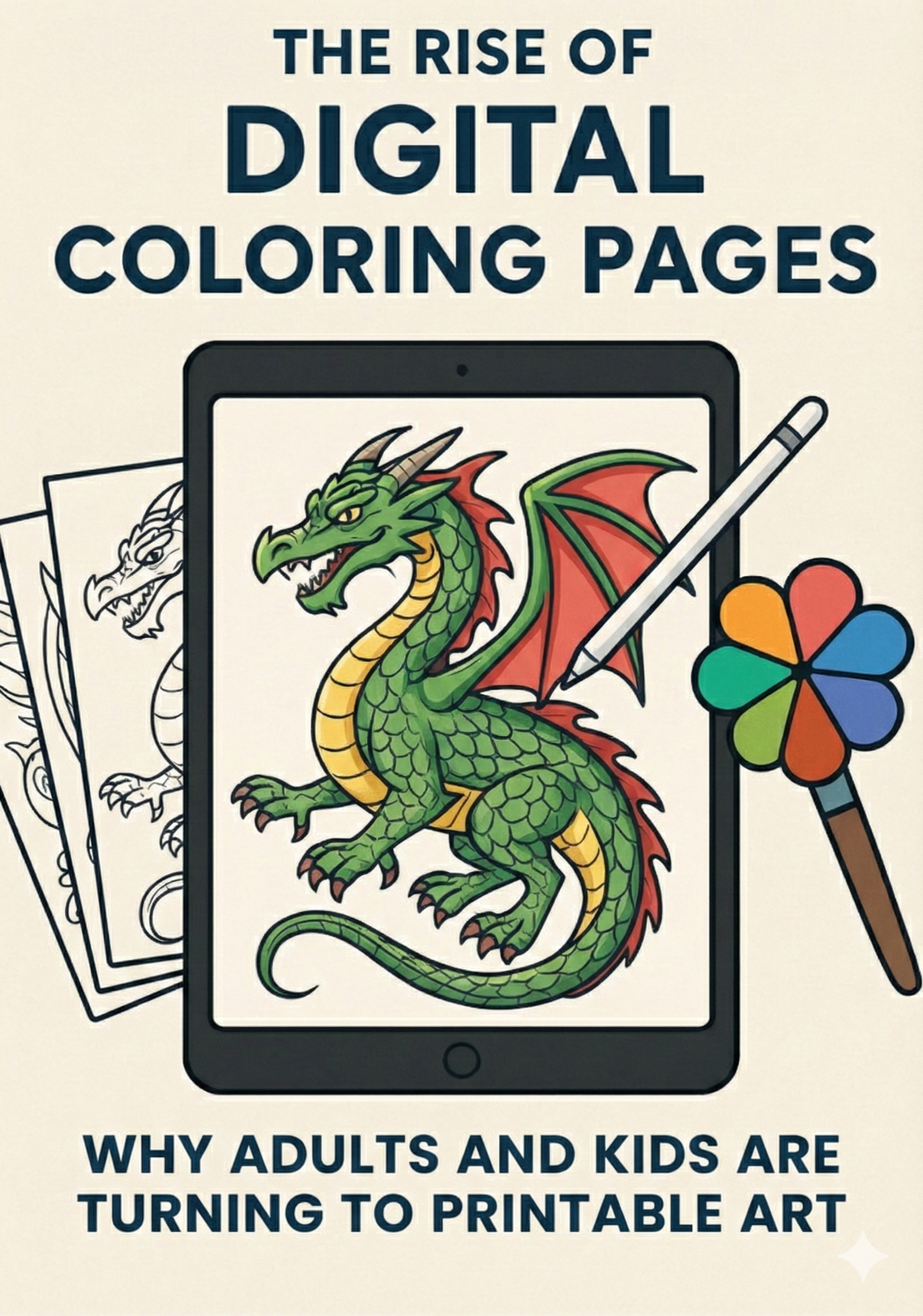 The Rise of Digital Coloring Pages: Why Adults and Kids Are Turning to Printable Art