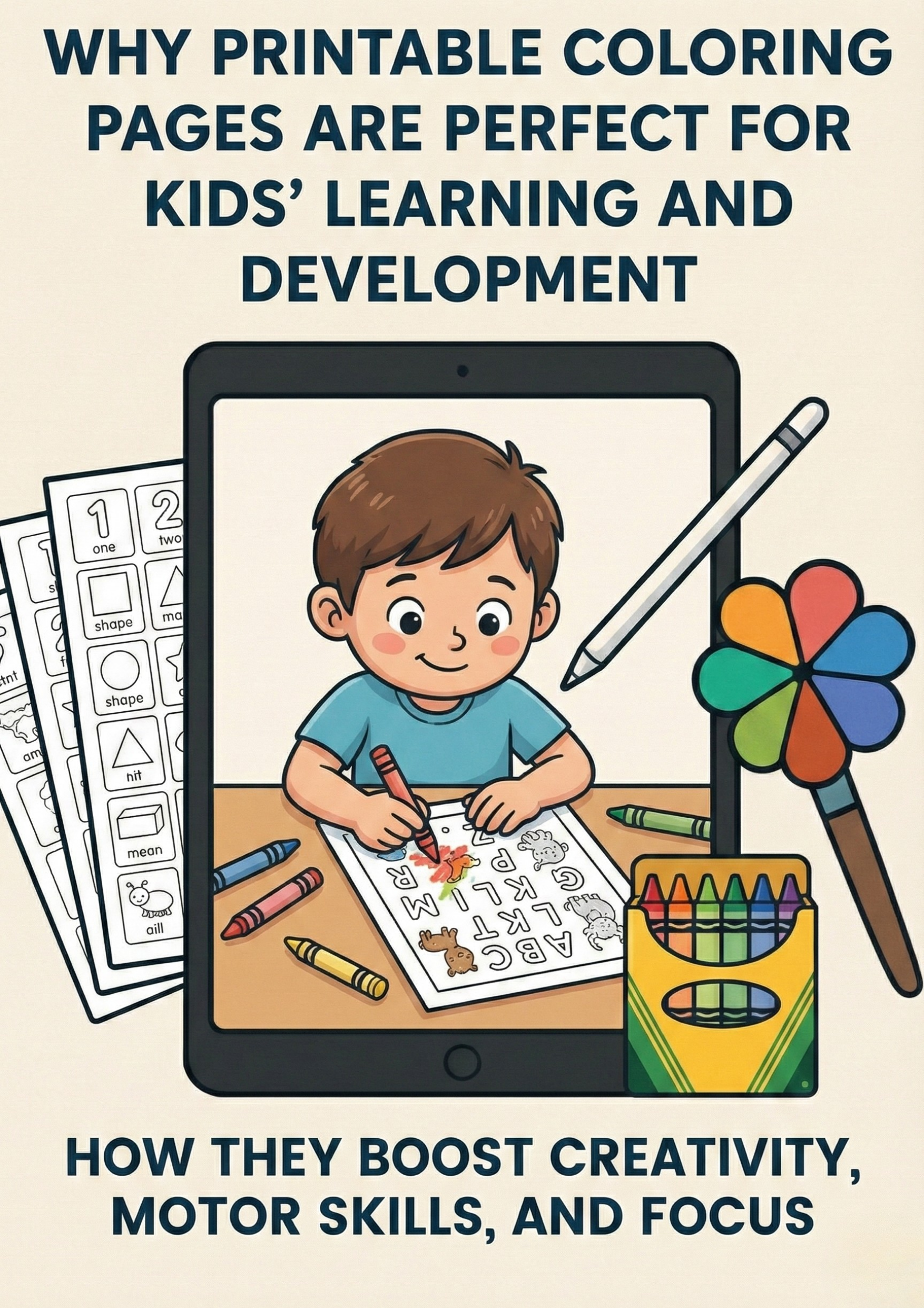 Why Printable Coloring Pages Are Perfect for Kids’ Learning and Development