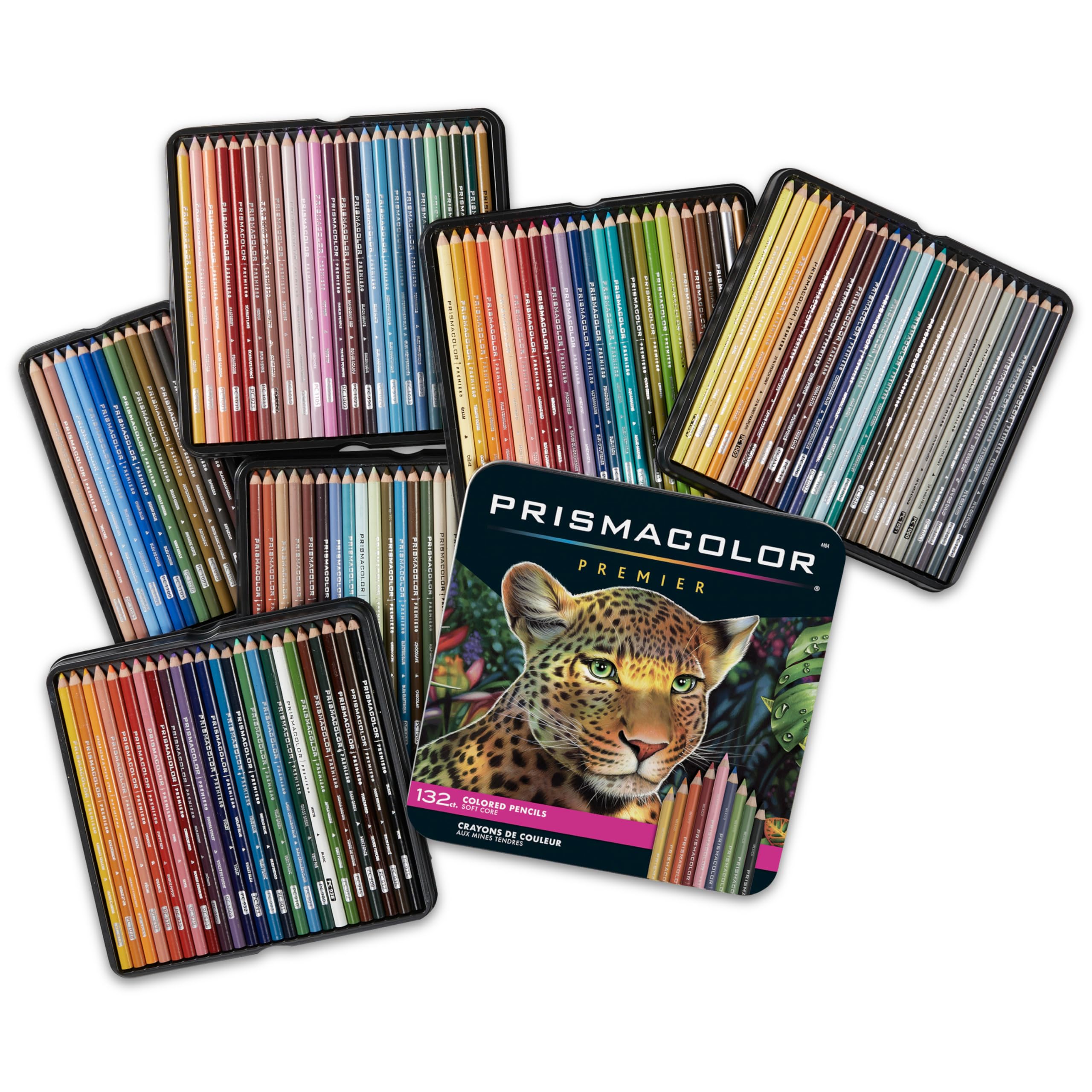Prismacolor Premier Colored Pencils, Soft Core, Assorted Colors, 132 Count - Durable, Vibrant, Ultra-Smooth, Adult Coloring, Drawing, Sketching, Arts & Crafts