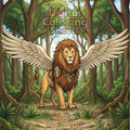 Majestic Winged Lion – Fantasy Printable Coloring Page Bundle(Instant Download)