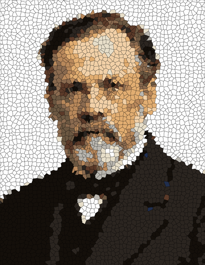 Louis Pasteur mystery color by number finished colored answer